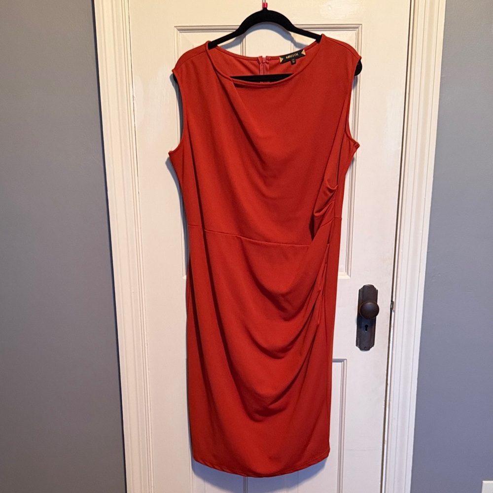 Miusol Elegant Sleeveless Red Dress size 2x”
